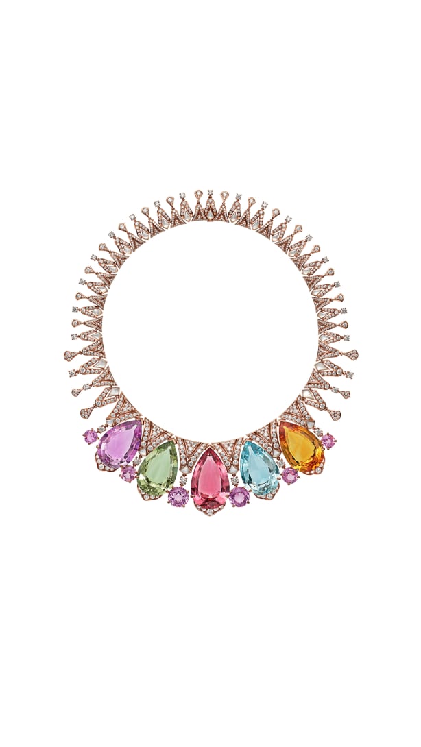 Chromatic Glory Necklace, Polychroma High Jewellery Collection.