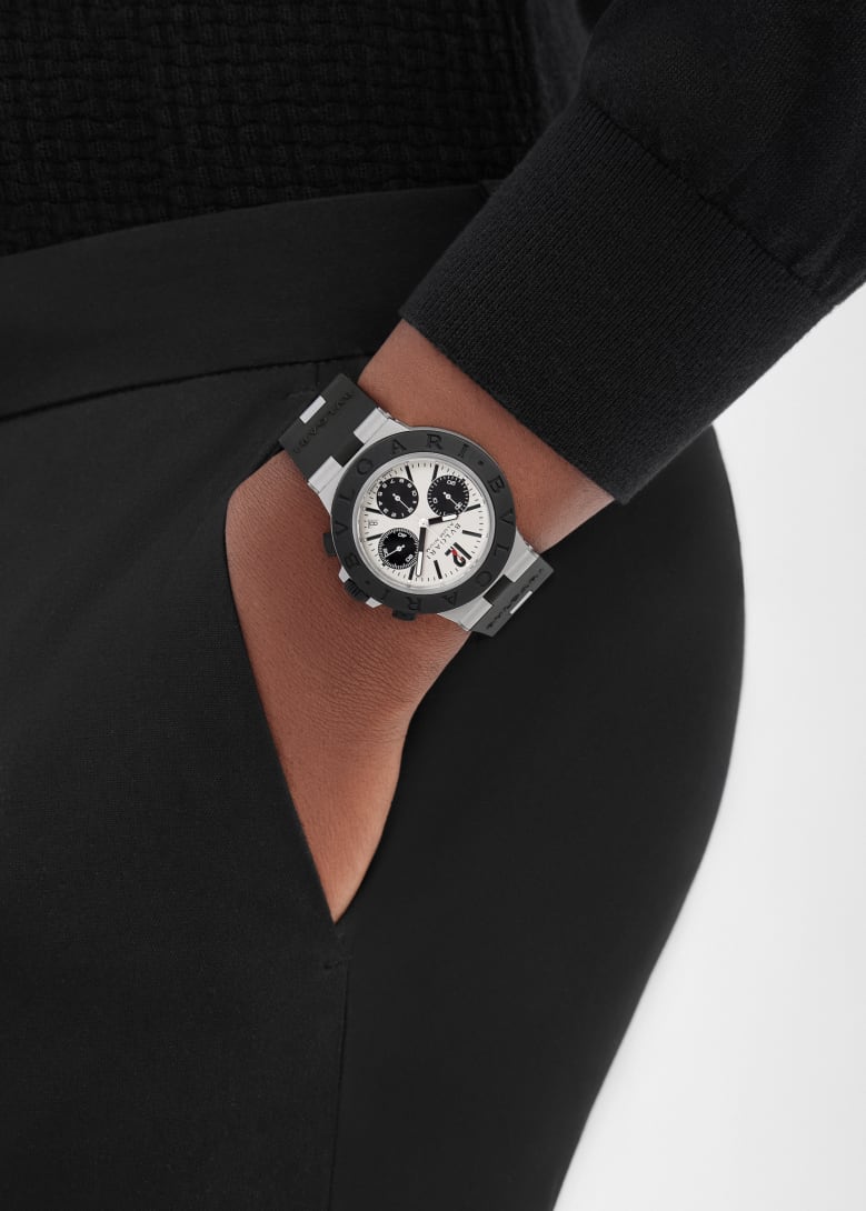Aluminium Titanium Bvlgari Aluminium Watch Grey 103722 | Bvlgari
