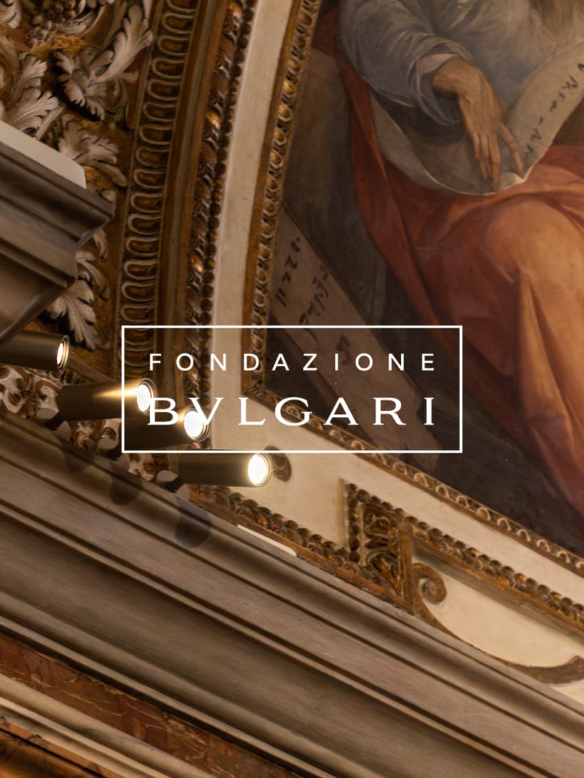 Frescoes and relamping intervention funded by Fondazione Bvlgari inside San Luigi dei Francesi church.