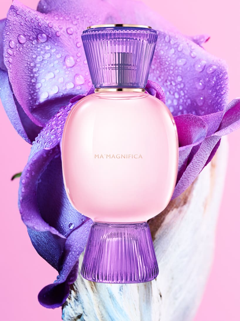 Bvlgari Allegra Ma’magnifica fragrance flacon.