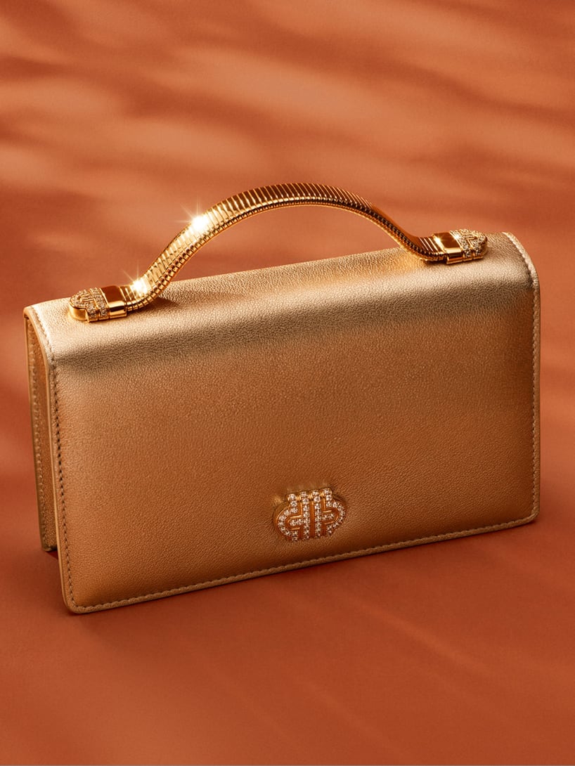 Picture representing Bvlgari Bag, creative shot by Dwali campaign.