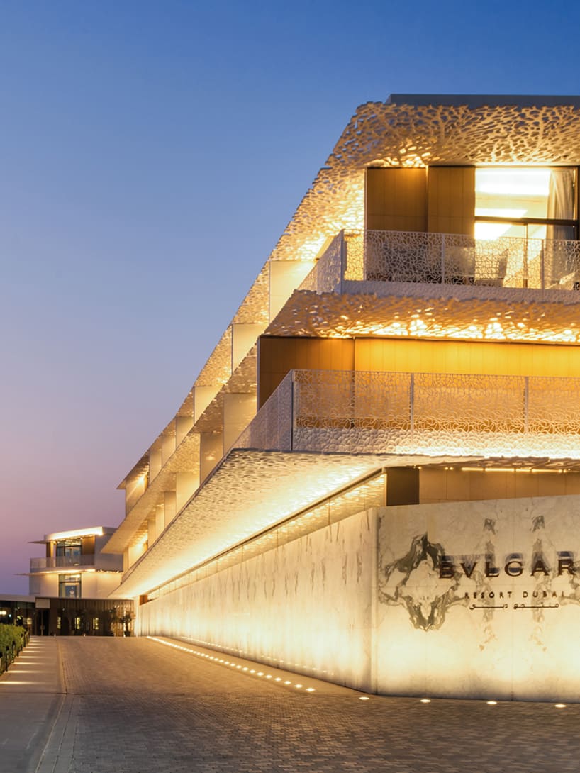 Picture representing the Dubai Bvlgari Hotel.