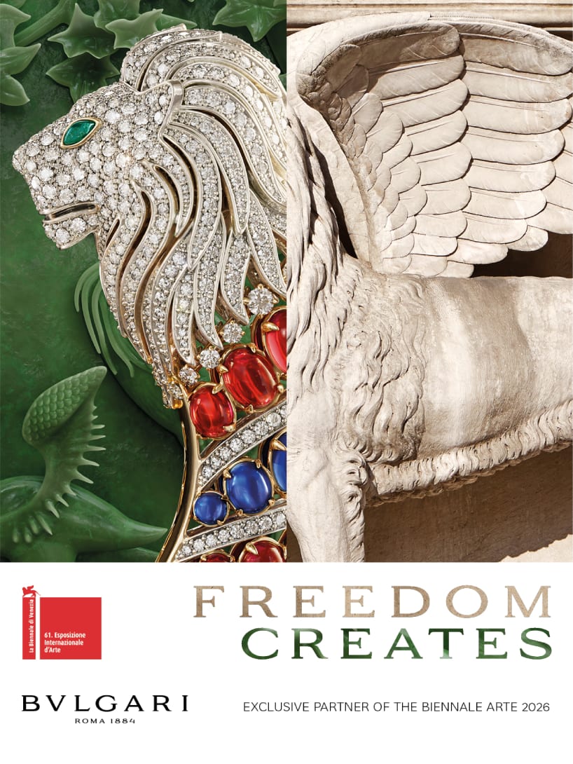 Image symbolising Bvlgari’s exclusive partnership with Biennale Arte 2026.