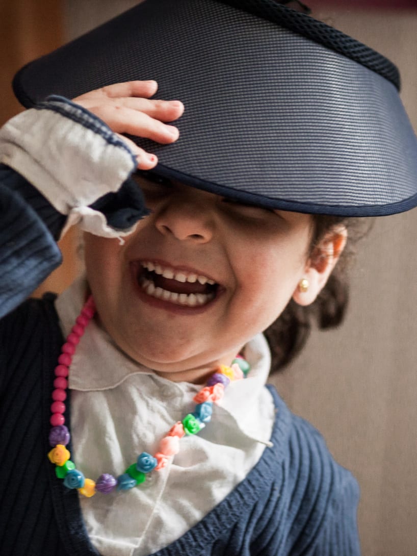 Image representing a baby girl from Za’atari refugee camp.