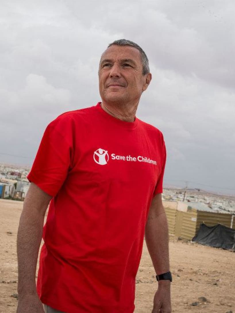 Bvlgari CEO, Jean-Christophe Babin visits Za’atari refugee camp.