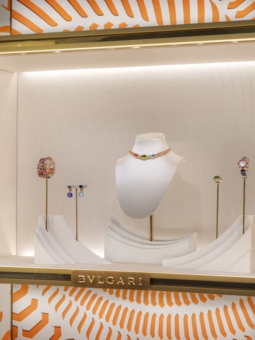 Bulgari window display
