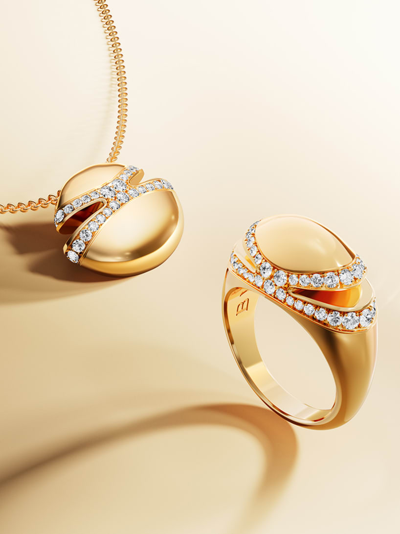 Bvlgari Cabochon jewellery.