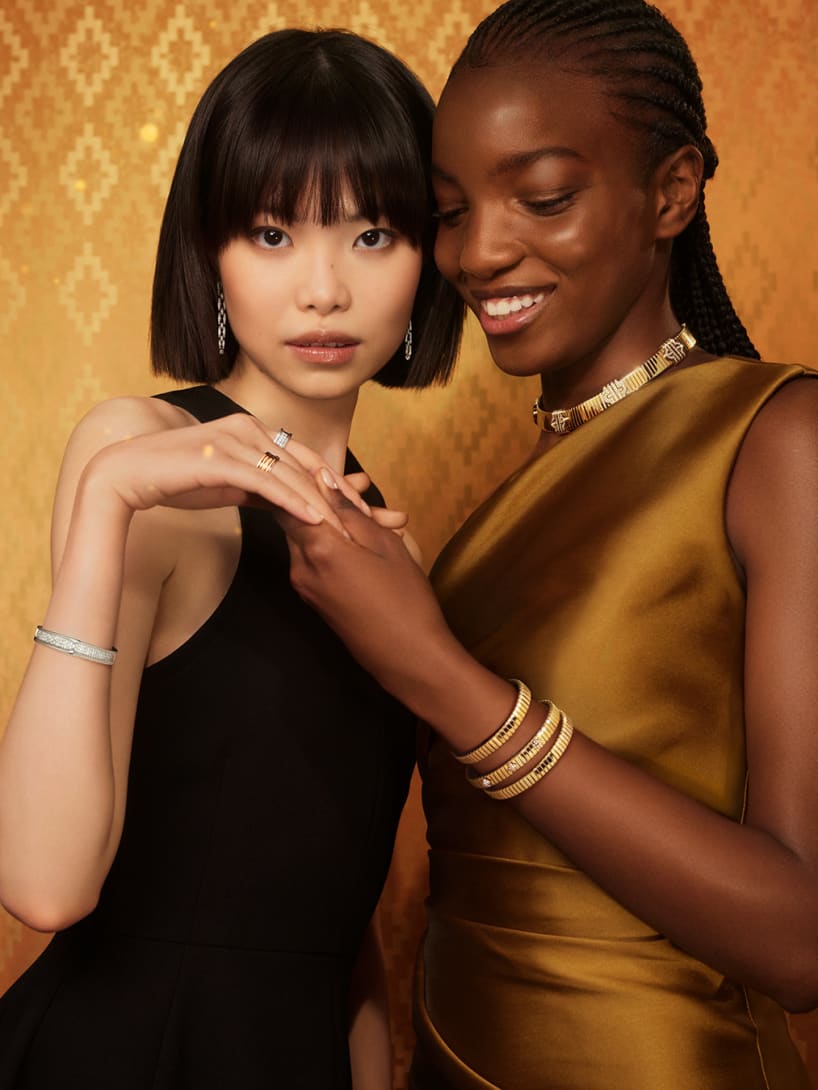 Models wearing Tubogas and B.zero1 jewels.