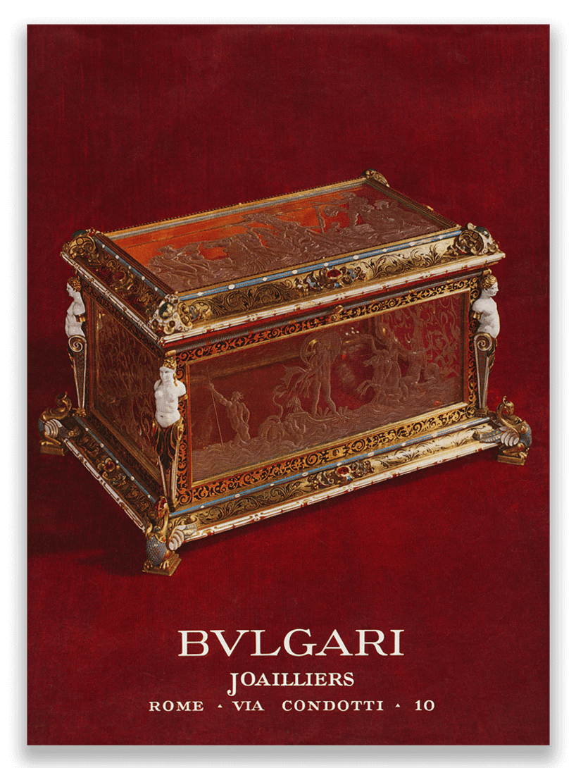 Image from the year 1884 of the Bulgari history.