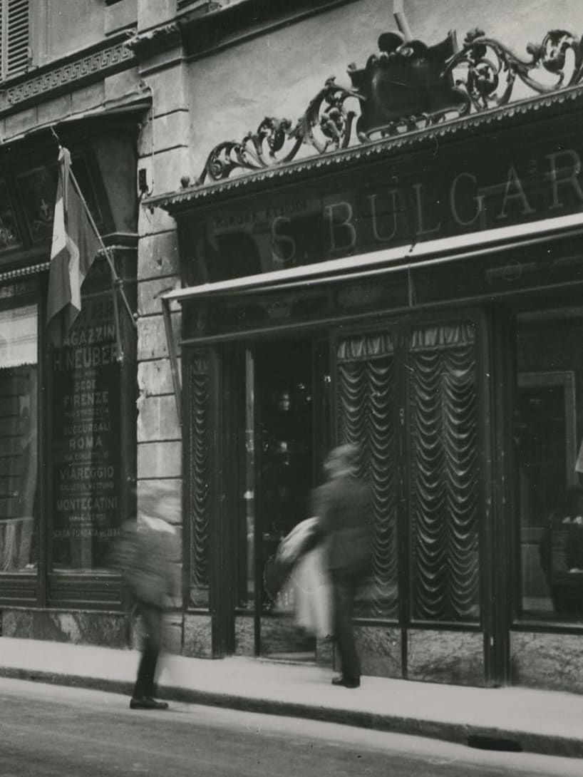 Image from the year 1920 of the Bulgari history.
