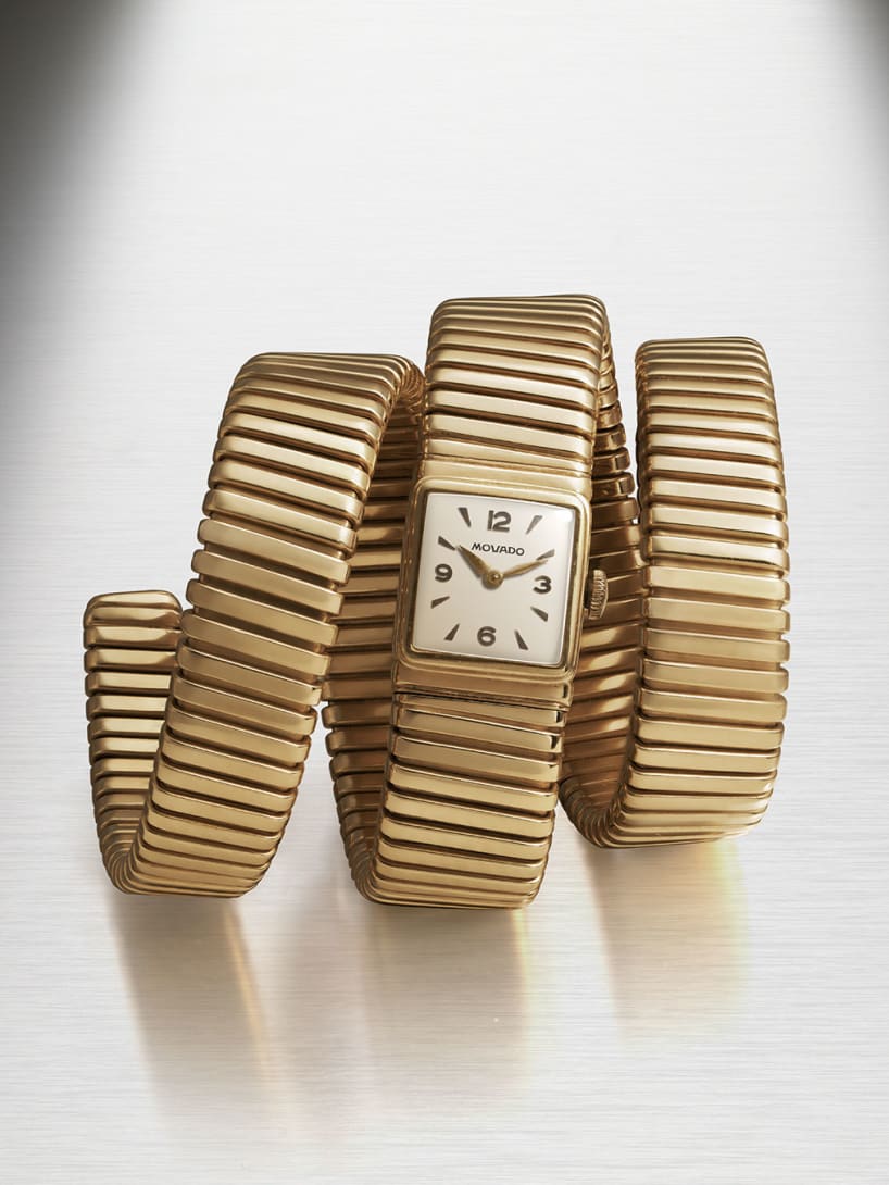 Serpenti Tubogas bracelet-watch in gold