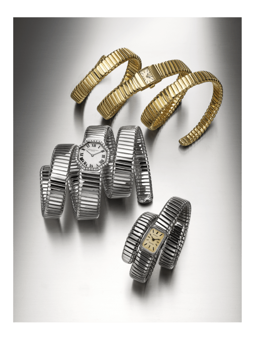 Tubogas watches of heritage collection. Creative shot.