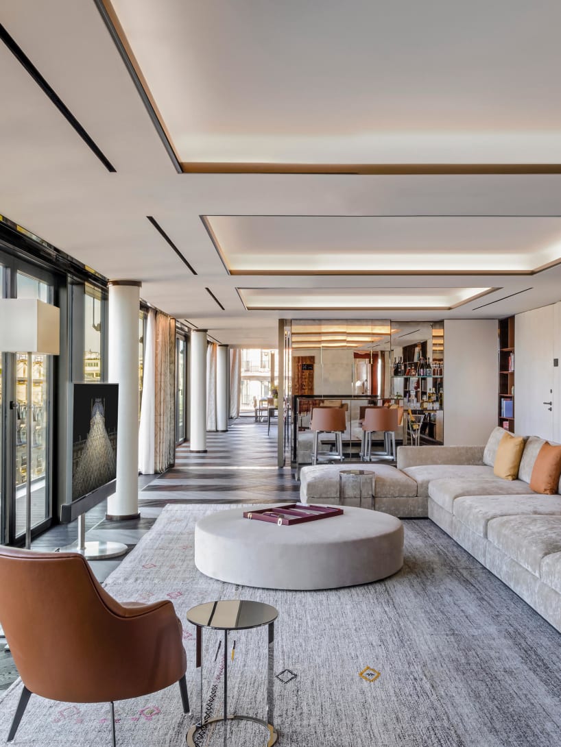 BH Paris Penthouse Living Room.