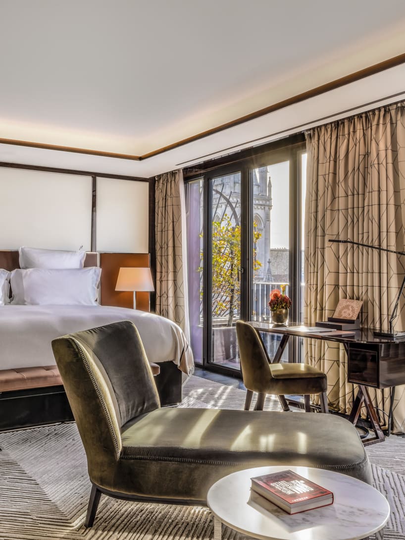 Bvlgari Suite in Bvlgari Hotel Paris.