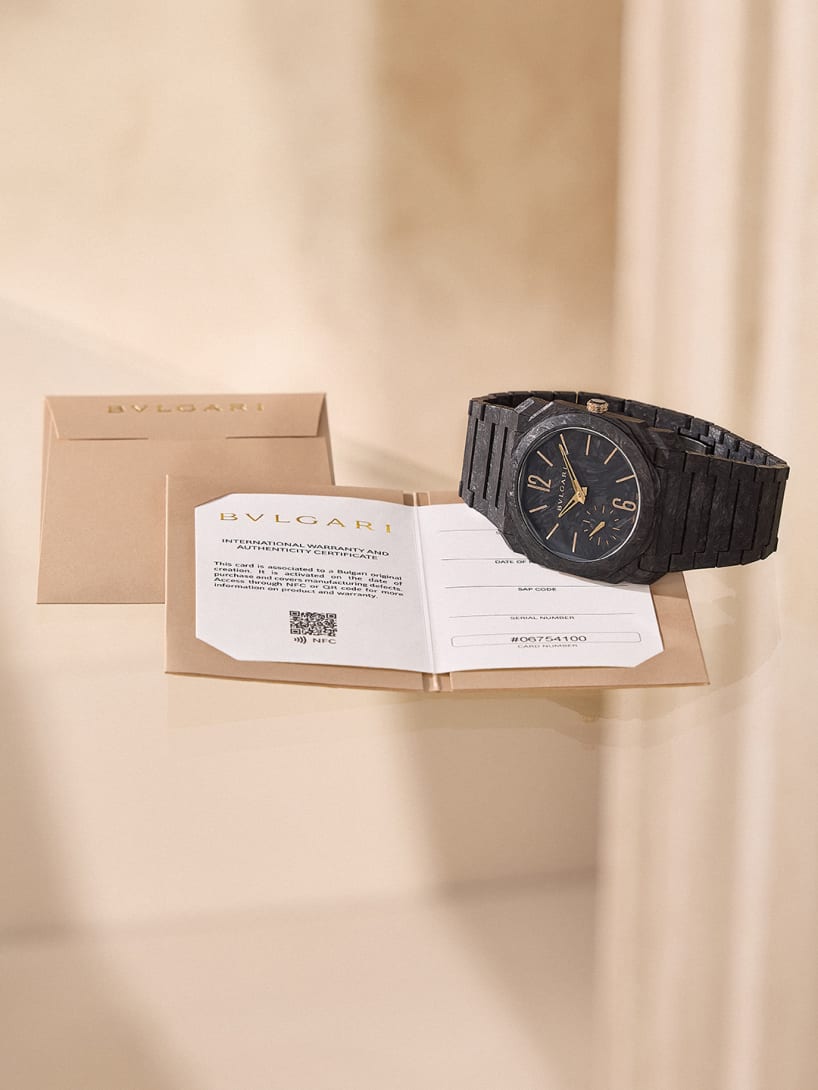 Creative image for watches digital warranties.