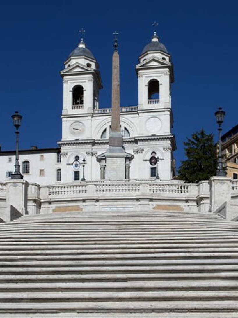 Spanish Steps in Rome after the restoration financed by Bvlgari and completed in 2016.