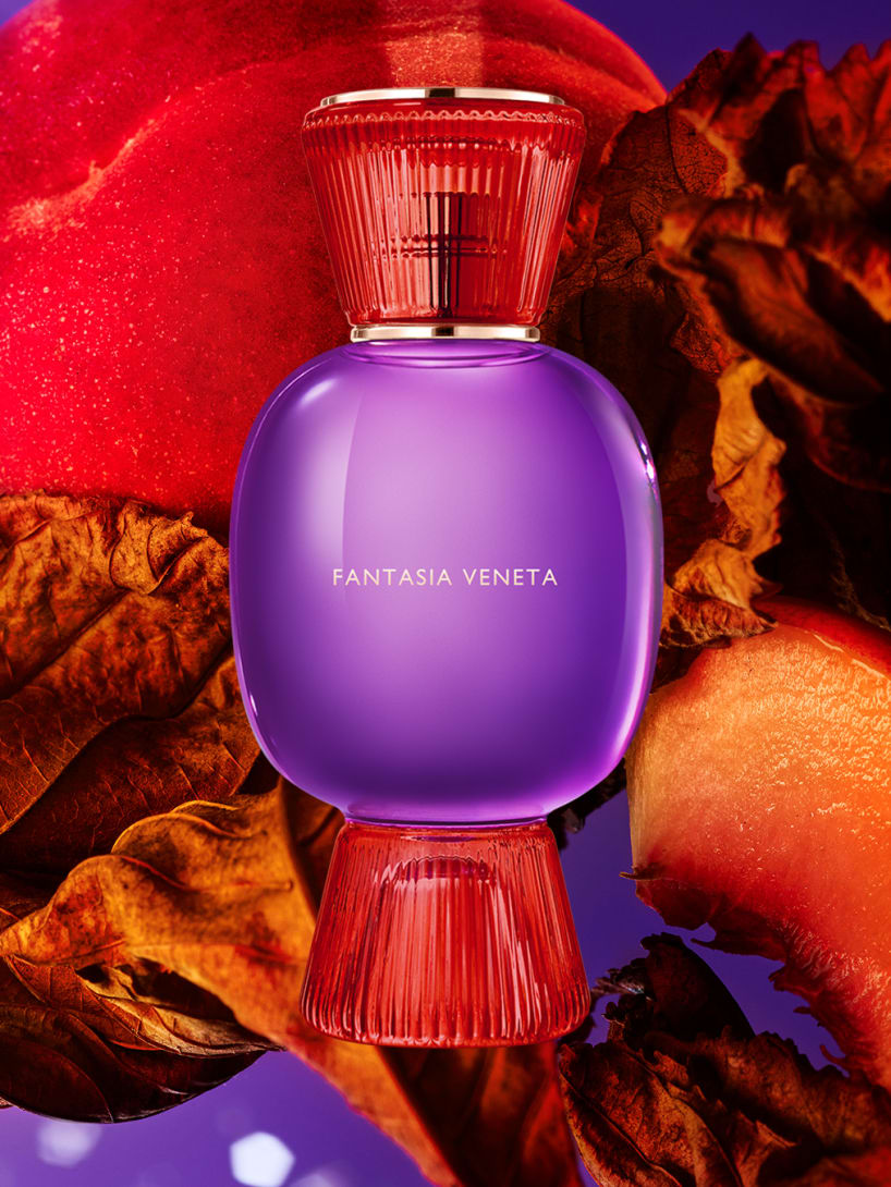 Bvlgari Allegra Fantasia Veneta fragrance flacon.