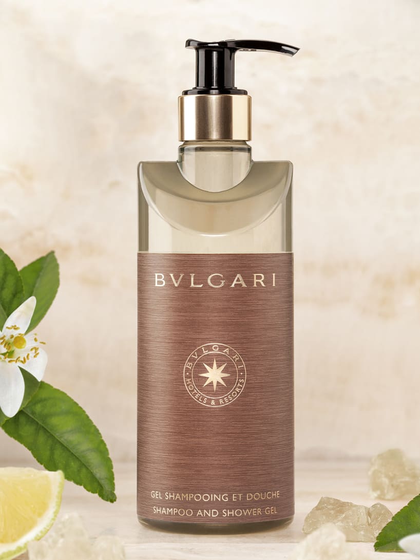 Products from the Bulgari hotel & resort perfume line