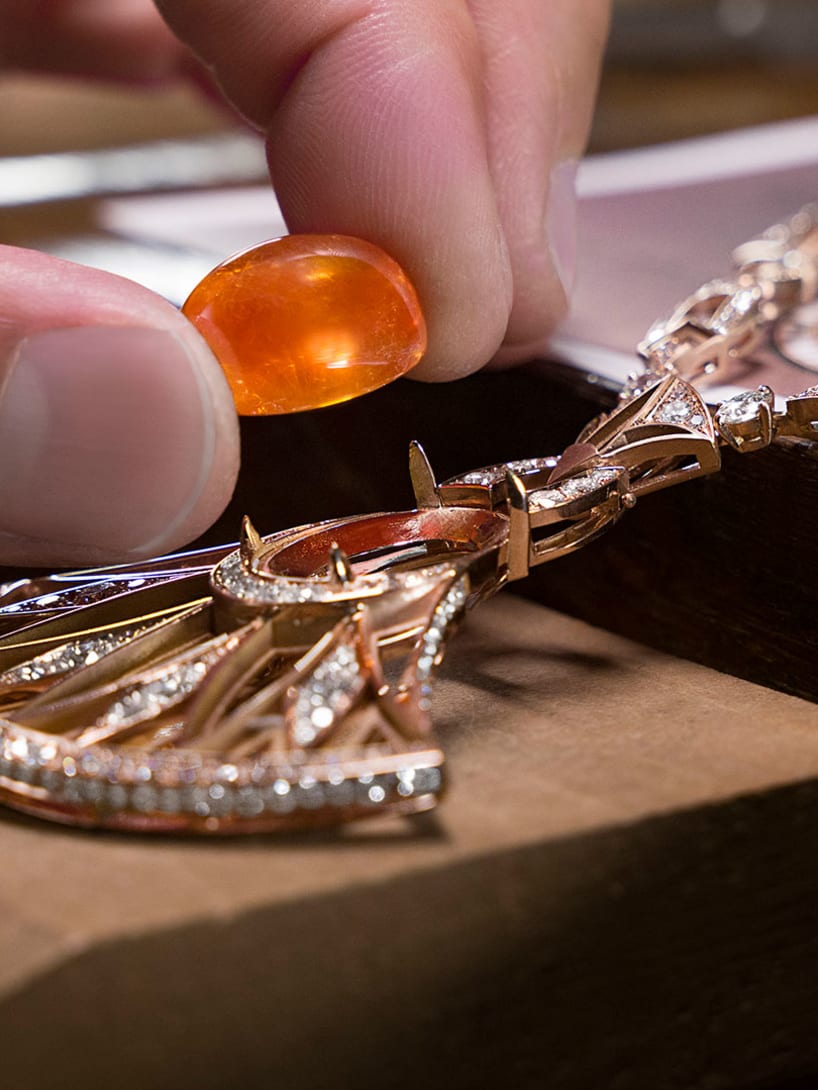 Bvlgari artisans working jewellery creations
