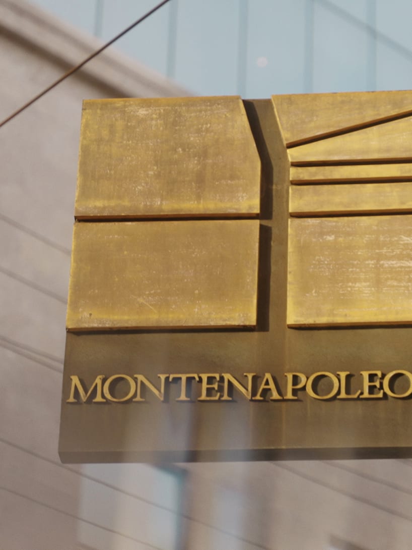 New Opening in Montenapoleone.