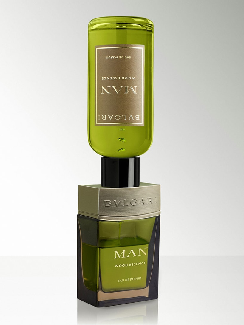 Bvlgari Man wood essence, creative shot of refill