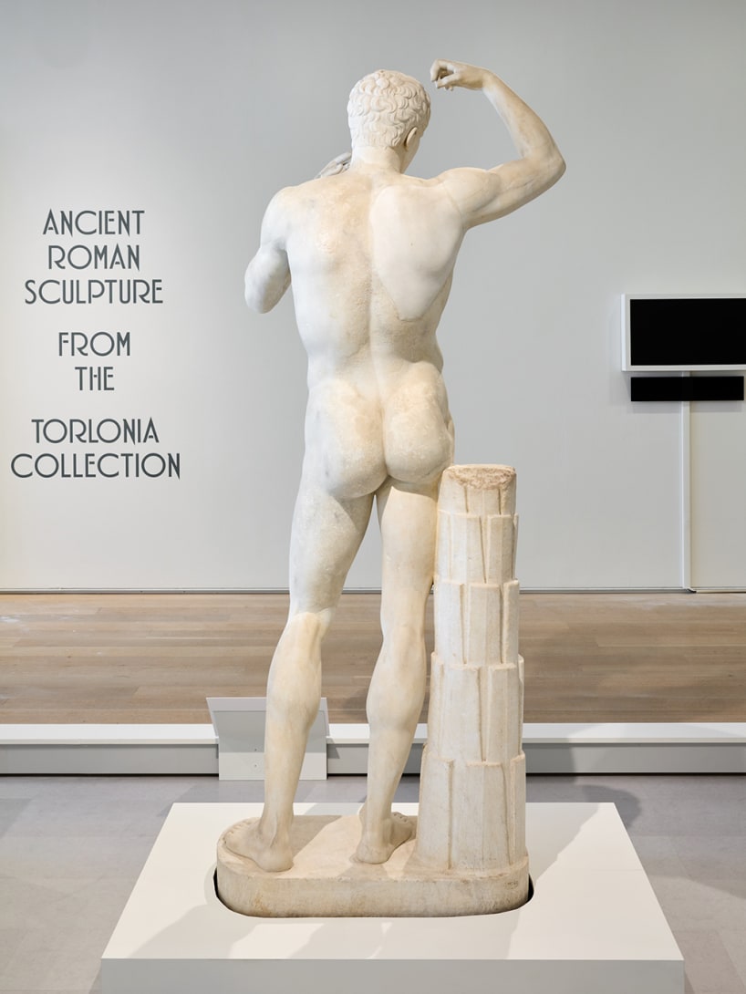 Statue from the Torlonia Collection on display at the Myth and Marble exhibition, Art Institute of Chicago.