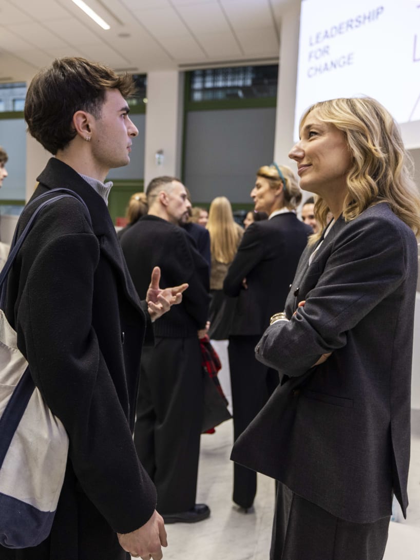 Close-up of a student’s laptop showing the Bvlgari Foundation and Save the Children webpage.