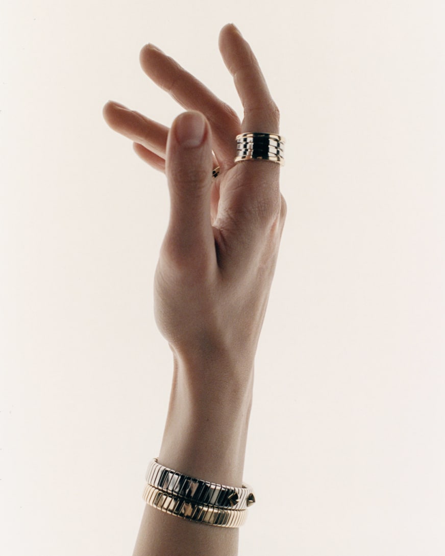 bzero1 four bands, creative shot by Gold & Steel campaign