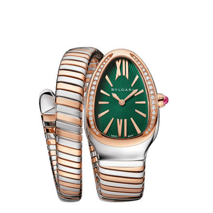 Serpenti Tubogas Watch Rose Gold And Steel 102790 | Watches