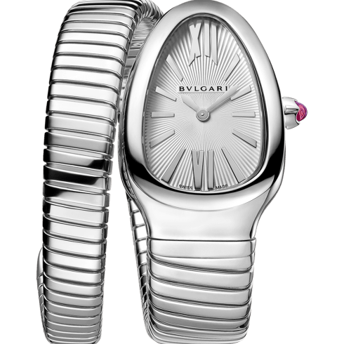 Serpenti Tubogas Steel Watch 101817 | Bvlgari Steel 101817