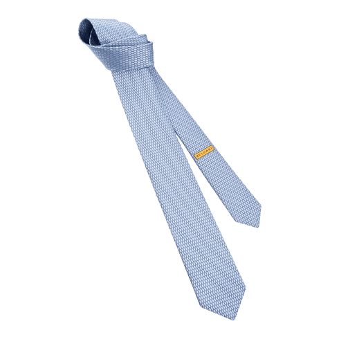 Light Blue Silk Formal Tie 244095 | Bvlgari