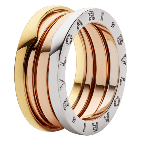 Rose gold, White gold, Yellow gold B.zero1 Ring AN857652 | Bvlgari