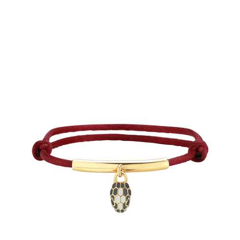 Red Fabric Serpenti Forever Bracelet 290279 | Bvlgari