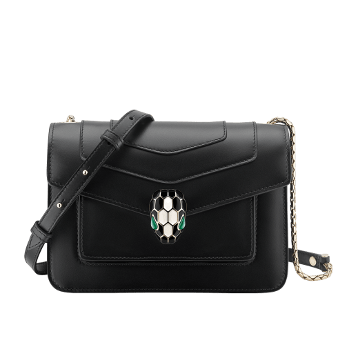 Green Calf leather Serpenti Forever Crossbody Bag 289673 | Bvlgari