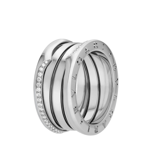 White gold B.zero1 Ring with 0.31 ct Diamonds | Bvlgari