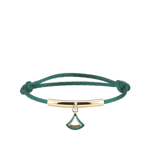 レディース　￼BVLGARI グリーン　バングル Green Fabric Divas' Dream Bracelet 291113 | Bvlgari
