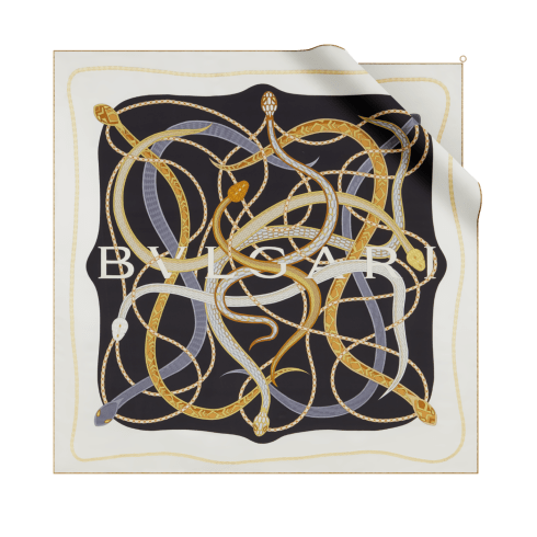 セルペンティ 75 スカーフ Silk 245657 | スカーフ | Bvlgari Official
