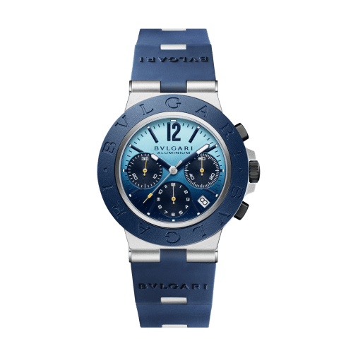 Aluminium Titanium Bvlgari Aluminium Watch Blue 103844 | Bvlgari
