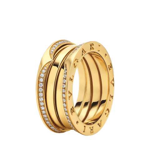 BVLGARI　ブルガリ　B-zero1 Yellow gold B.zero1 Ring with 0.53 ct Diamonds | Bvlgari