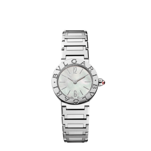Steel Bvlgari Bvlgari Watch White with Mother of Pearl 104032