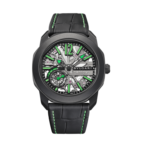 Steel Octo Roma Watch Green 104075 | Bvlgari