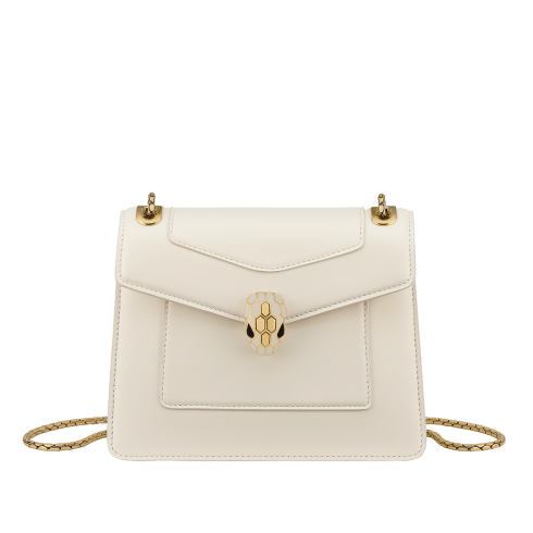 White Calf leather Serpenti Forever Day-to-night Shoulder Bag