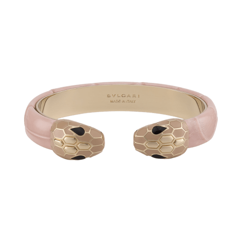 Serpenti Forever Leather Bracelet Crocodile Leather 294636
