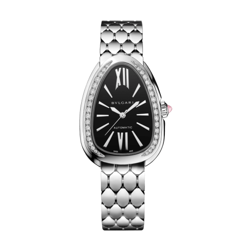 BVLGARI　SW-SW3 Steel Serpenti Seduttori Watch with Diamonds 104062 | Bvlgari