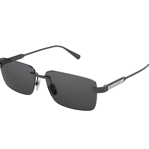 Rectangular Black Octo Sunglasses 904379 | Bvlgari