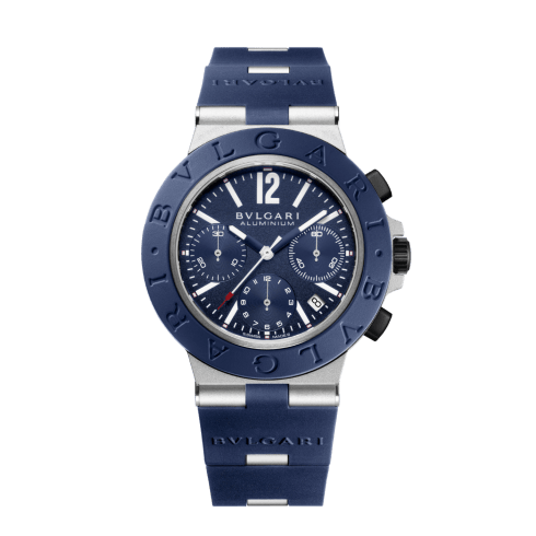 Aluminium スポーツウォッチ アルミニウム BVLGARI Titanium Bvlgari | 104234 Blue Watch Aluminium Bvlgari 時計