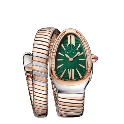 セルペンティ トゥボガス ウォッチ Rose Gold And Steel 102790