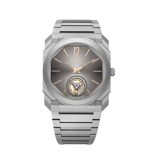 Titanium Octo Finissimo Watch Grey 104248 | Bvlgari