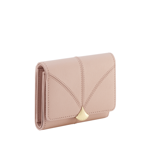 Pink Goat Leather Divas' Dream Compact Wallet 295069 | Bvlgari