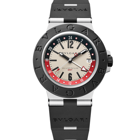 アルミニウムチタン ブルガリ アルミニウム ウォッチ ホワイト 103963